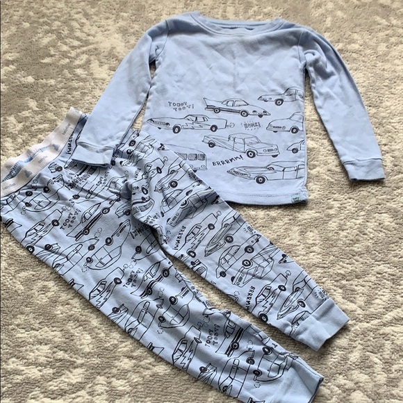 baby blue pajama set